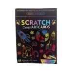 Space Scratch Art Cards  